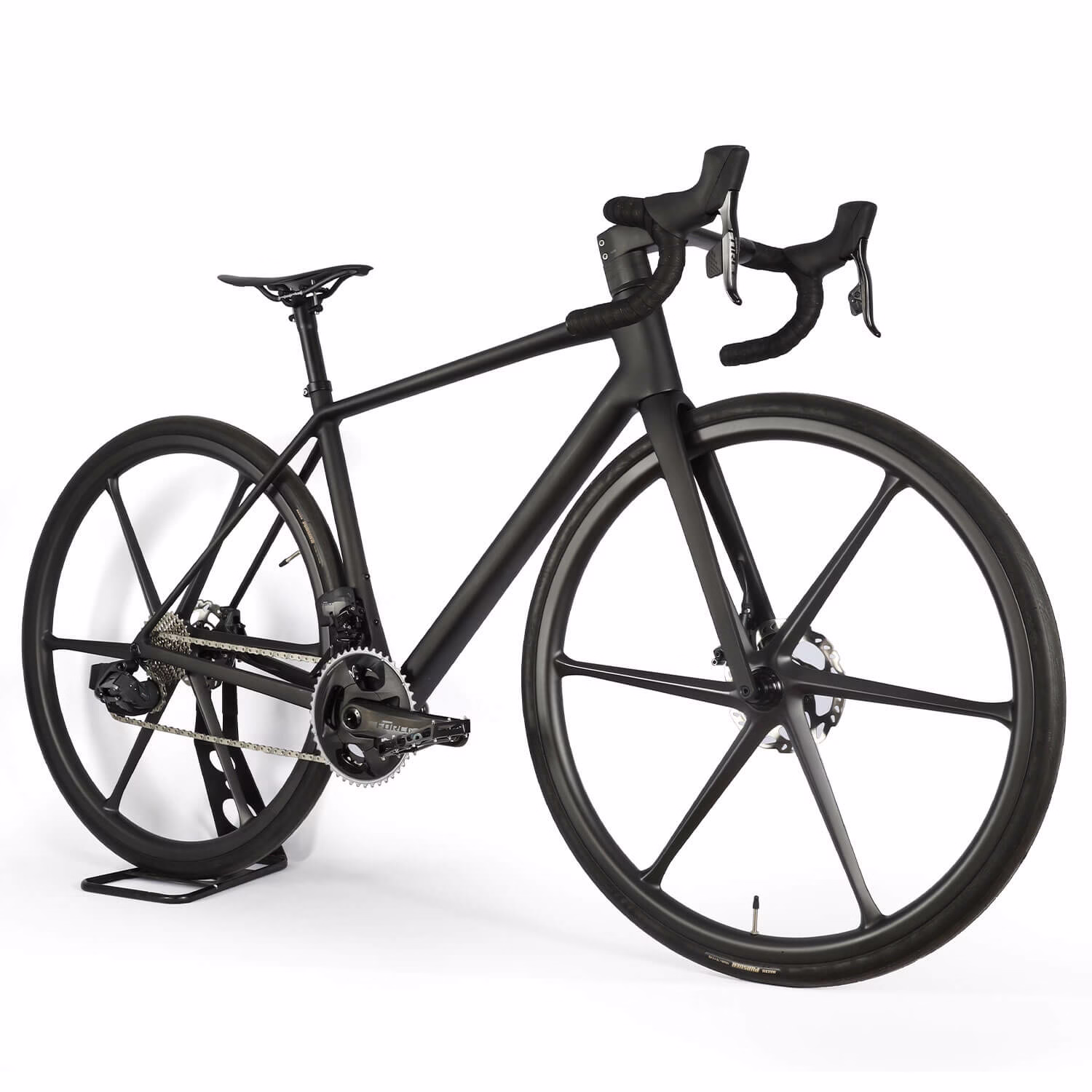 6-Spoke Carbon Wheel Equipped Carbon Road Bike Frame FL1