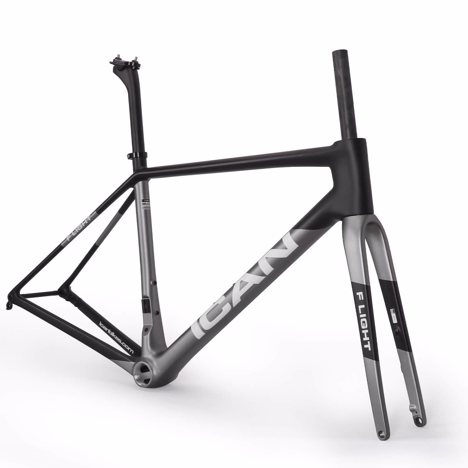 Aangepaste Carbon fietsframes schilderen-Kleur-matte coating ICAN FL1