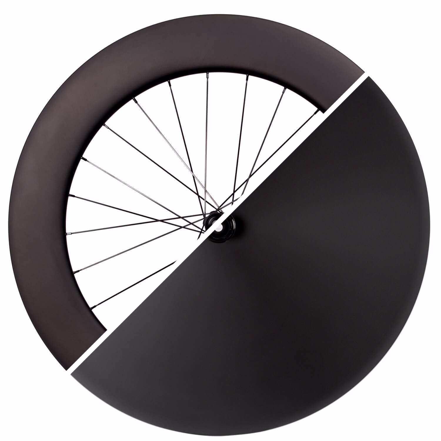 Full Carbon Time Trial Wheelset TT Disc Wheels