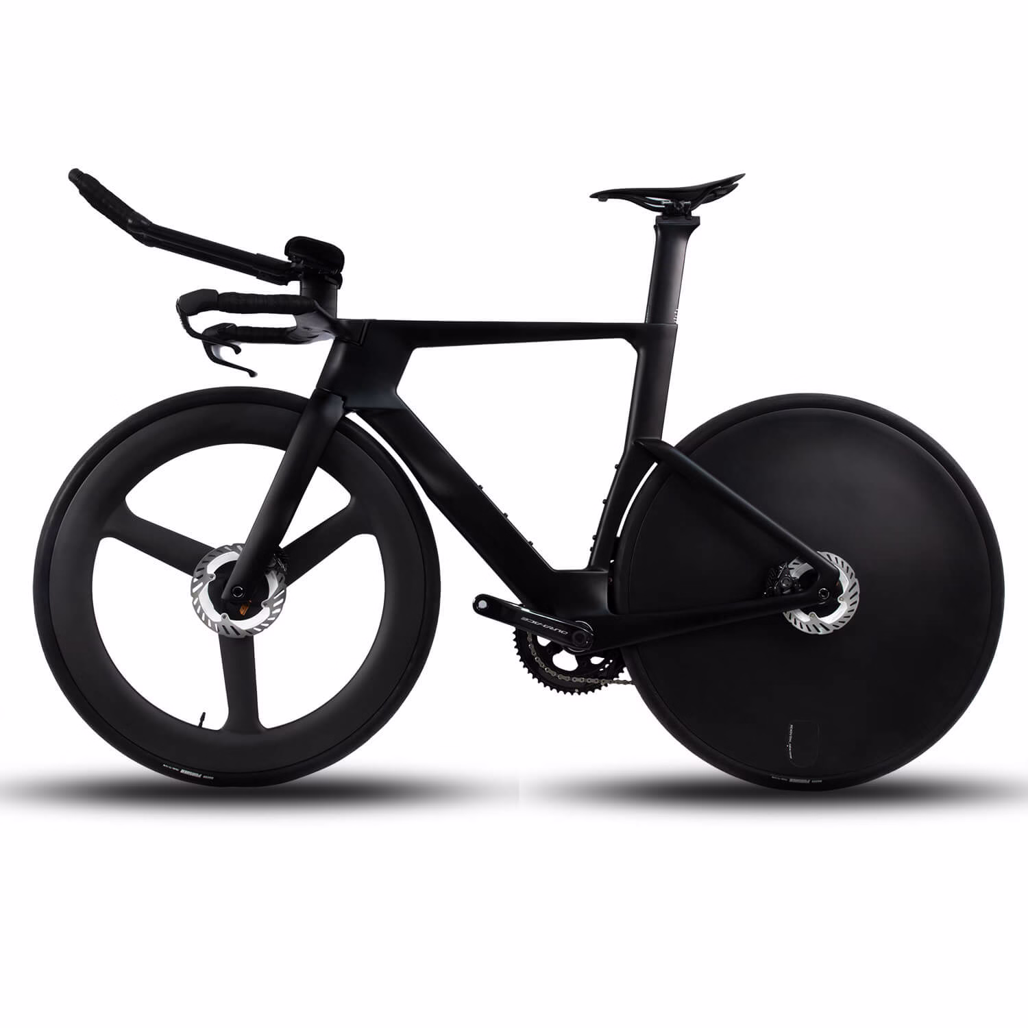 Lichtgewicht Full Carbon TT Fiets met Shimano Di2 Triathlon Disc Fiets TT017
